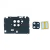 Стекло камеры для Xiaomi Redmi Note 9/9S в сборе с рамкой (черное)