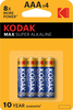 Батарейки Kodak Max Super Alkaline AAA (LR03), 4 шт (30952812)