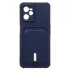 Чехол-накладка - SC304 с картхолдером для "OPPO realme C35" (dark blue)