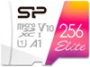 Карта памяти Silicon Power microSDXC 256Gb Class10 SP256GBSTXBV1V20SP Elite adapter