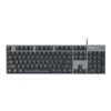 Клавиатура игровая, проводная Logitech K845, Red Switch, английская раскладка, чёрный