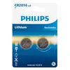 Батарейки Philips CR2016, 2 шт (CR2016P2/51)