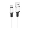 Дата-кабель Borofone BX84 USB-MicroUSB, 1 м, белый