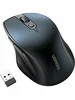 Мышь UGREEN MU101 15807 Ergonomic Contoured-Shape Design Wireless Mouse 2.4 GHz&BT, Blue