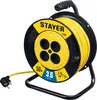 STAYER S-215, ПВС, 2 х 1.5 мм2, 50 м, 3500 Вт, силовой удлинитель на катушке (55072-50)