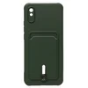 Чехол-накладка - SC304 с картхолдером для "Xiaomi Redmi 9A/Redmi 9i" (dark green) (208494)