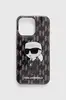 Чехол для iPhone 15 Pro Max 6,7 дюйма Karl Lagerfeld, черный