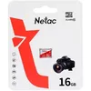 Карта памяти microSDHC UHS-I U1 NETAC P500 Eco 16 ГБ, 90 МБ/с, Class 10, NT02P500ECO-016G-S, 1 шт., без адаптера