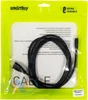 Кабель видео HDMI(M) - microHDMI(M), Smartbuy K-318-120, 1.8м, круглый, пластик/ПВХ, черный