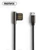 Кабель Micro USB 1м Remax Emperor RC-054m 2.1A Черного цвета