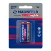 Батарейка Maunfeld Pro Long Life Alkaline 6LR61 9V (MB9-BL1)