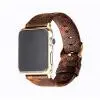 Кожаный ремешок LV leather Band 42мм 44мм для Apple Watch Коричневый