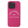 Чехол Karl Lagerfeld Liquid Silicone RSG logo для iPhone 16 Pro Fuchsia (KLHCP16LSLSGRF)