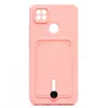 Чехол-накладка - SC304 с картхолдером для "Xiaomi Redmi 9C" (light pink)