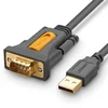 Кабель UGREEN CR104 USB 2.0 A To DB9 RS-232 Male Adapter Cable, 3м, черный