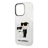 Чехол Karl Lagerfeld PC/TPU для iPhone 15 Pro Max NFT Karl & Choupette Glitter Transparent (KLHCP15XHNKCTGT)