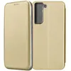 Чехол-книжка для Samsung Galaxy S21 FE G990 (золотистый) Fashion Case