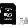 Карта памяти microSDXC UHS-I U3 Silicon Power Superior 256 ГБ, 100 МБ/с, Class 10, SP256GBSTXDA2V20SP, 1 шт., переходник SD