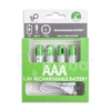 Аккумуляторные батарейки "AAA" Smartools 400 mAh (1.5V, 4 шт. в блистере, перезаряжаемые от Type-C)