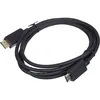 Кабель 1.2v, DisplayPort (m) - HDMI (m), GOLD , 2м, черный