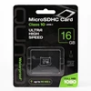 Карта памяти MicroSDHC 16GB Qumo без адаптера UHS-I 3.0