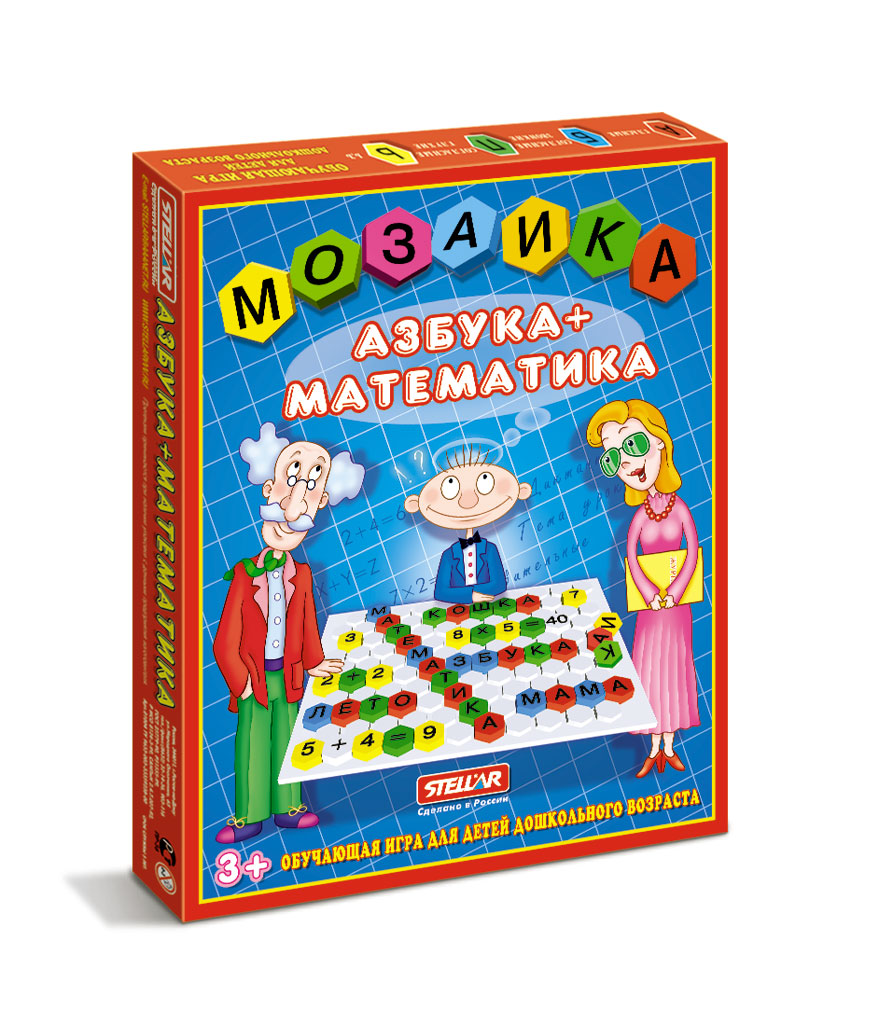 Мозаика "Азбука/математика" (поле 32*25)