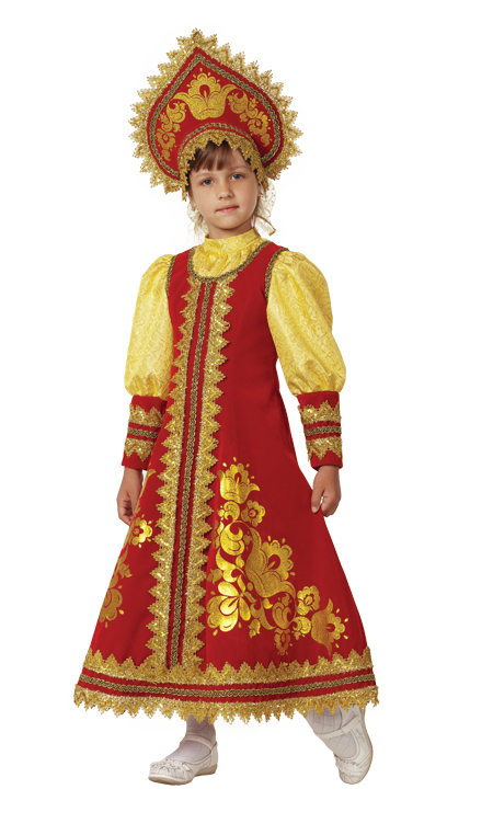 Карнавальный костюм Сударушка (зв. маскарад) р.140-72