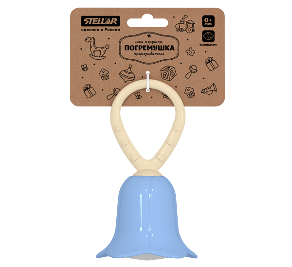 Погремушка «Колокольчик». Коллекция «Зефир»