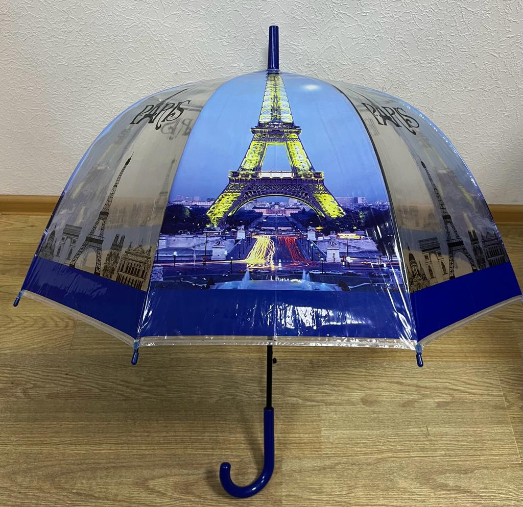 Зонт Париж 4 4 вида 45см, ПВХ в пак.307524