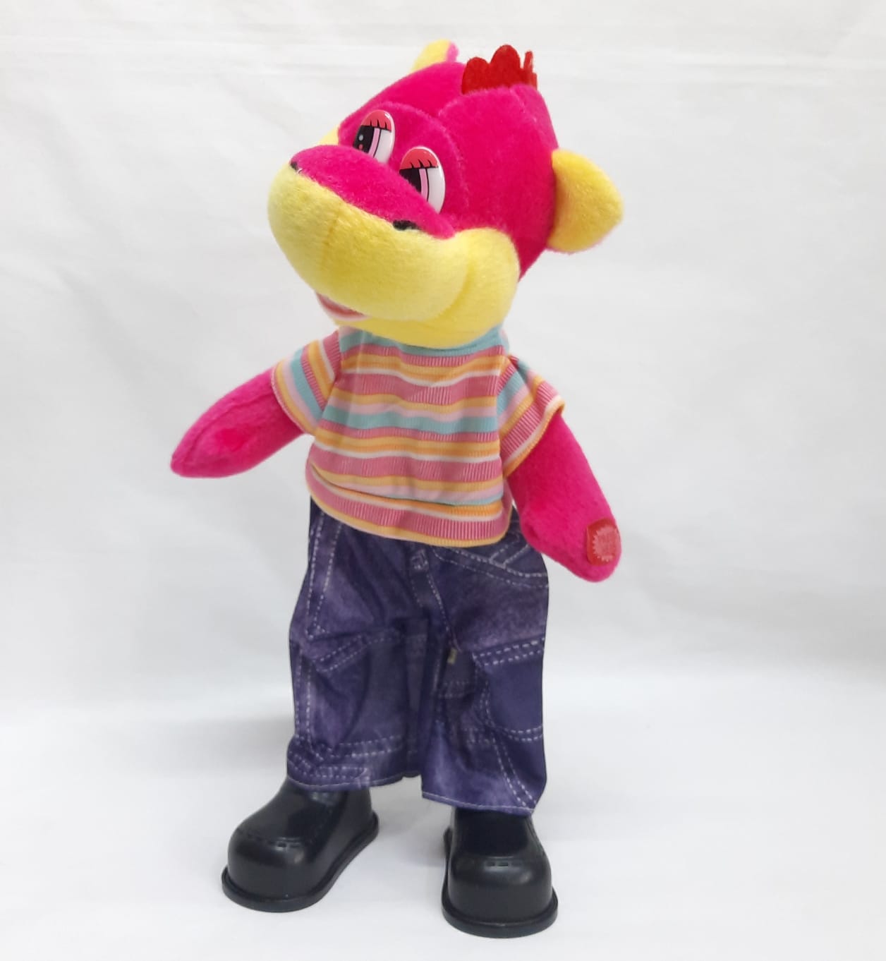 Динозаврик, 37см мягкий, танцует и поёт