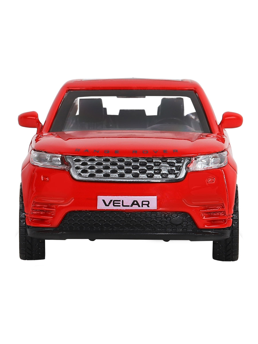 Машинка металл. 1:42 Land Rover Range Rover Velar, красный, инерция, откр. двери, ТМ "Автопанорама" 