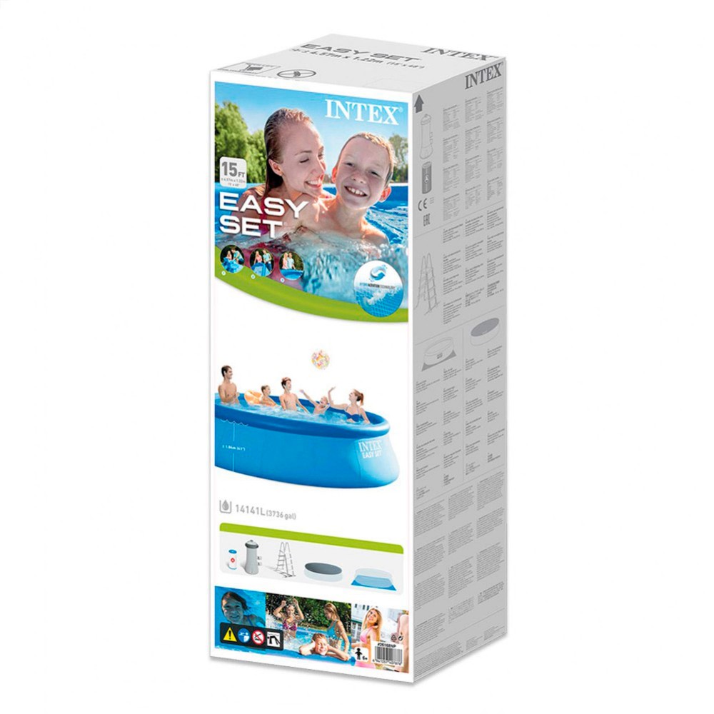 Надувной бассейн Easy Set 457х122 см, фильтр-насос, аксессуары
