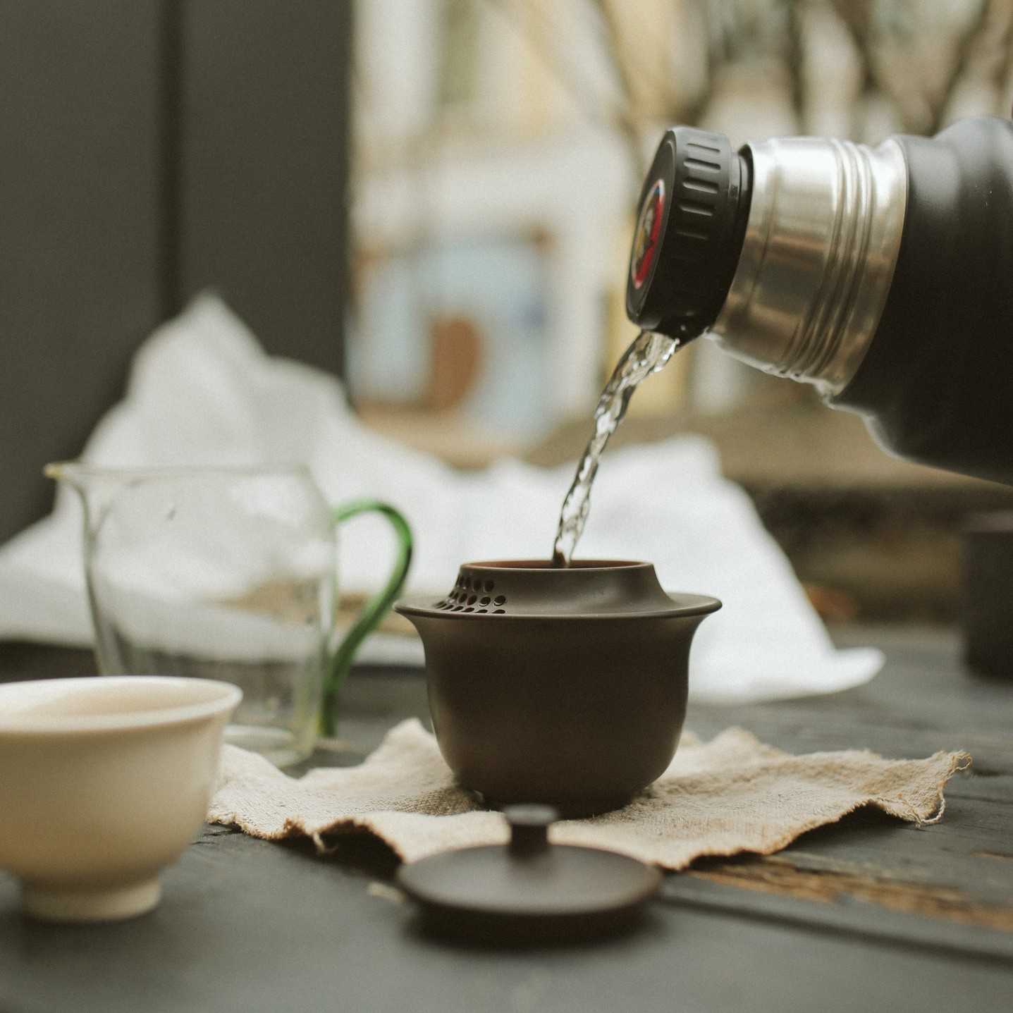 ак заваривать Габа чай в термосе