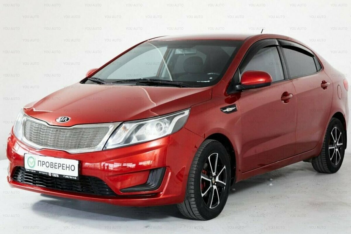 Kia Rio 2014 Red