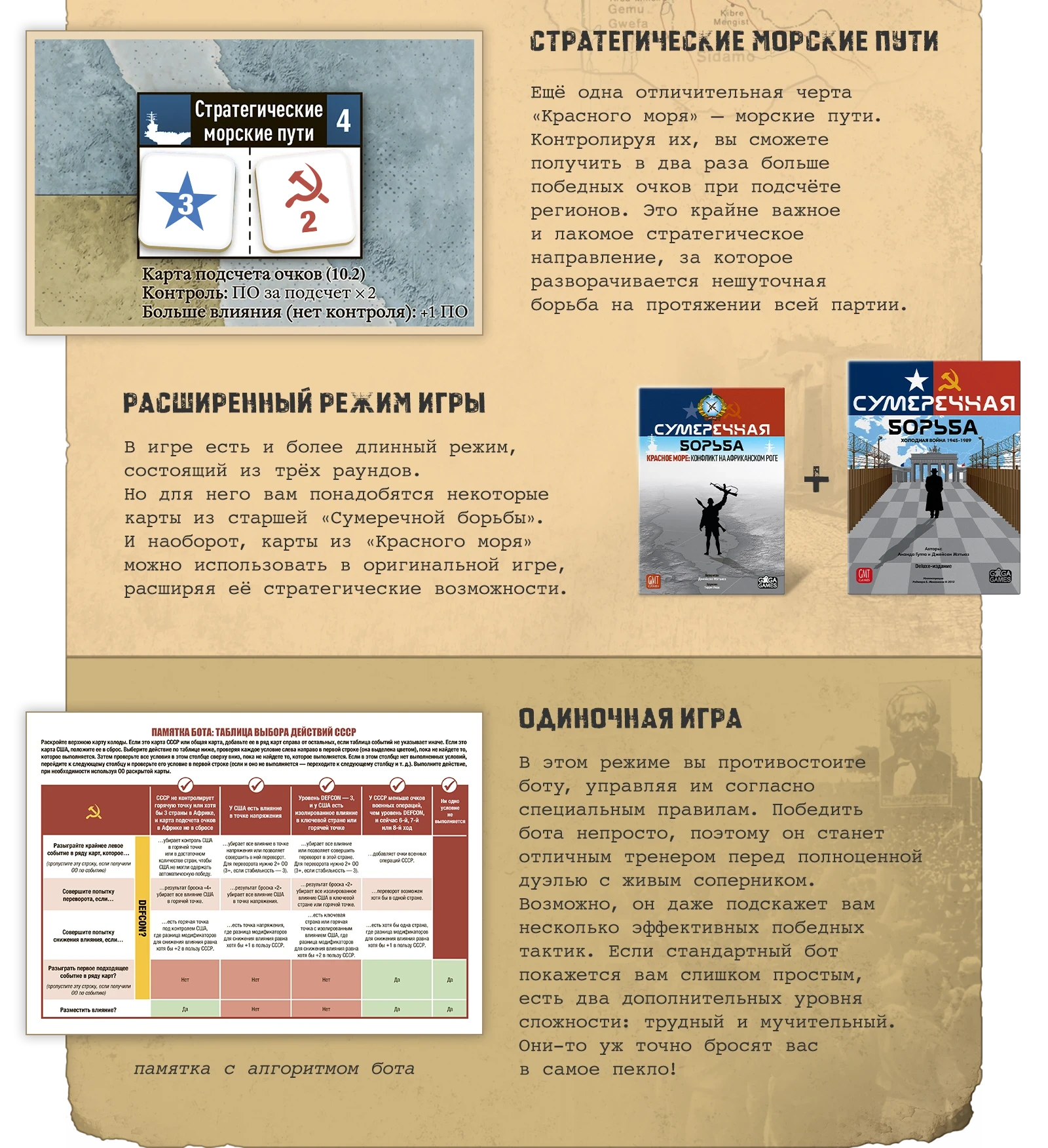 Особенности игры 2