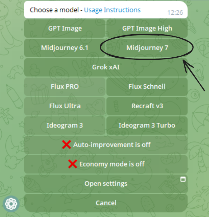 Select model
