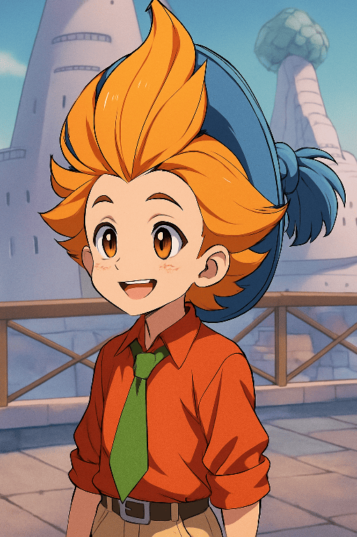 Dunno in anime style