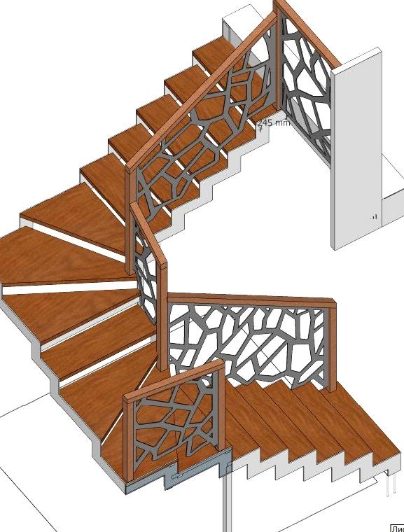 Изображение №7 компании Лестницы на каркасе