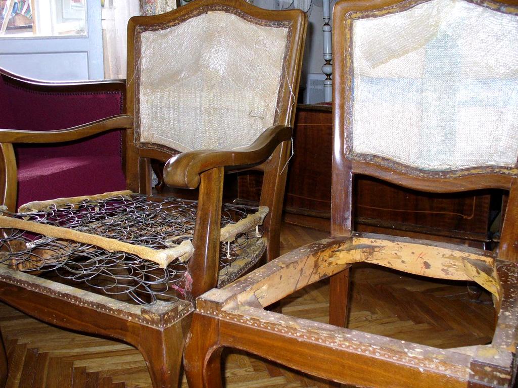 Сиденье стула с пружинами