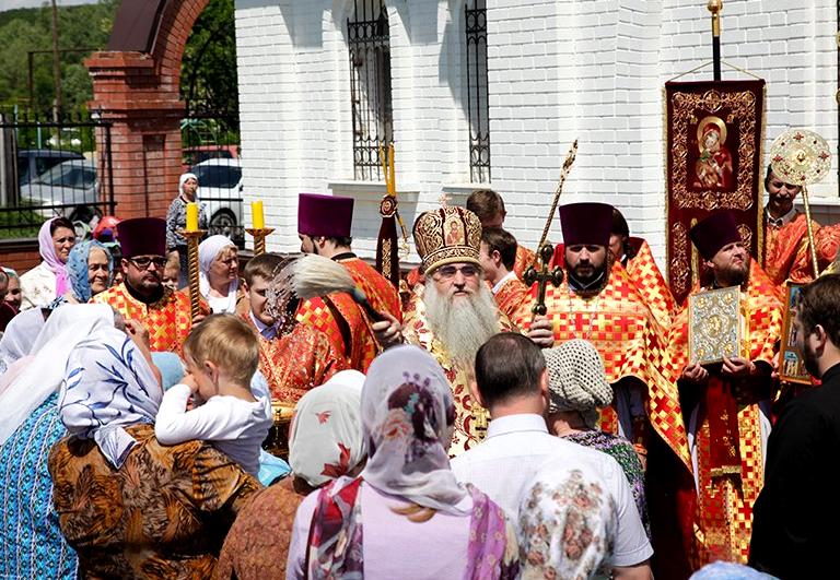 Изображение №1 компании Храм в честь Владимирской иконы Божией Матери