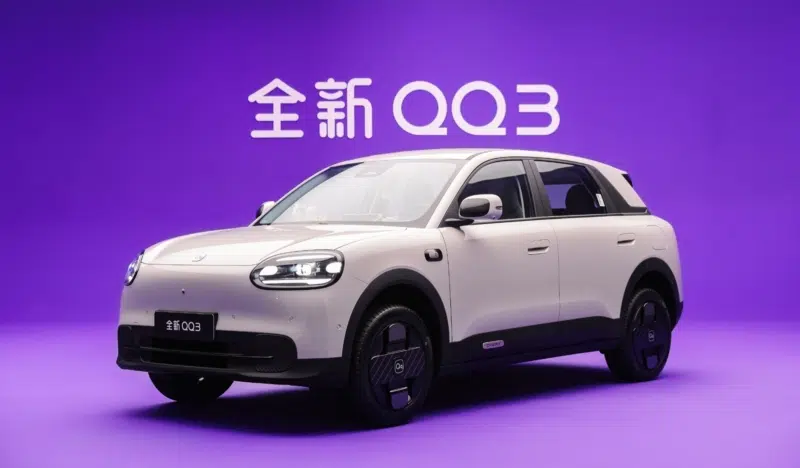 Chery QQ3 EV поступит в Китай 10 марта, чтобы составить конкуренцию Geely EX2