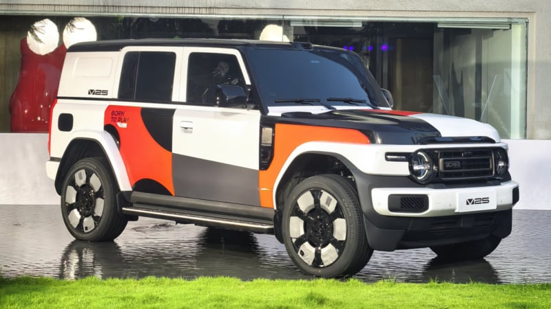 Chery представила iCar V25 в Китае перед глобальным запуском.