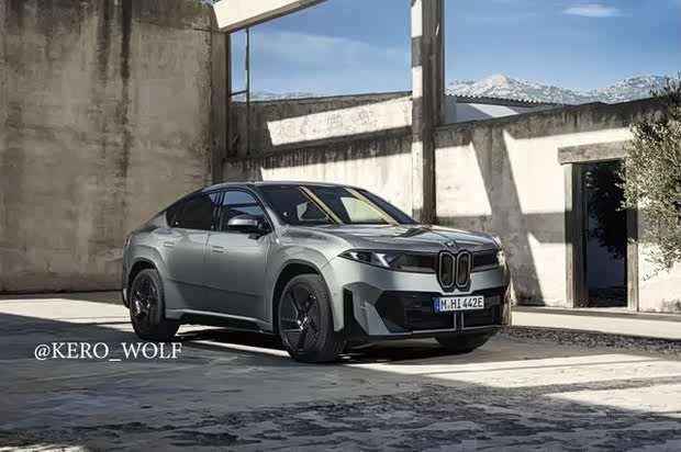 Рендер BMW iX4: кросс-купе на платформе Neue Klasse с новой техникой и дизайном.