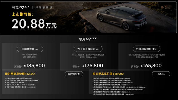 Lynk & Co 07GT стартует от 165 800 ¥: стильный лифтбек с 530-сильным полным приводом, который заставит забыть о BMW M3 Touring.