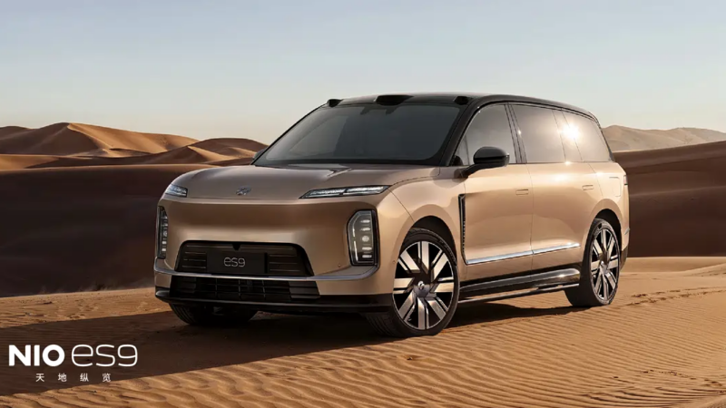 Nio представляет официальные изображения своего флагманского внедорожника ES9 с технологией электронного управления