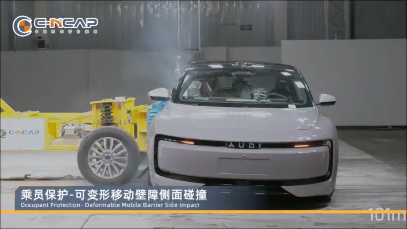 AUDI E5 Sportback получил пять звезд в краш-тесте C-NCAP