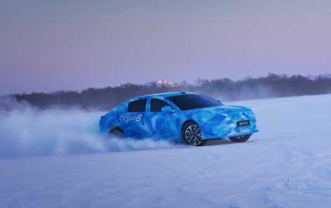 BYD опубликовала изображения зимних испытаний флагманского седана Seal 08