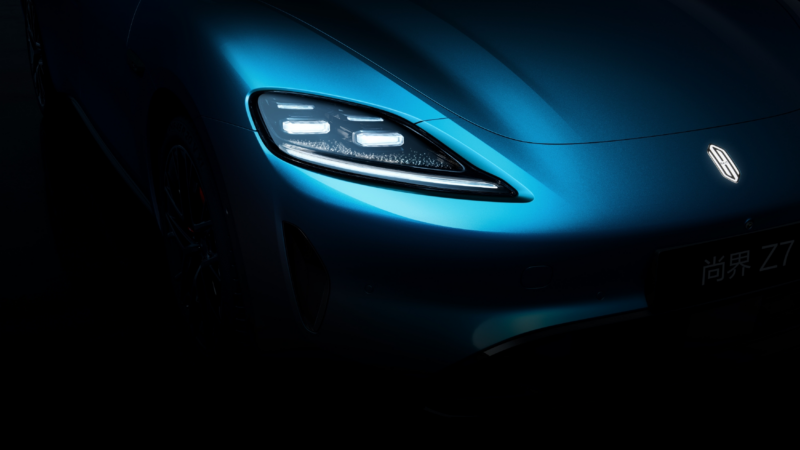 Вдохновленный Porsche Saic Z7 от Huawei HIMA выпускает новые тизеры