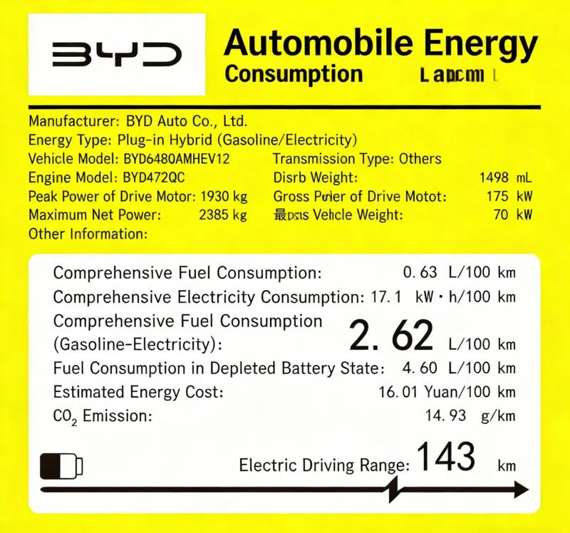 BYD выпустит Sealion 06 PHEV с двигателем мощностью 175 кВт, запасом хода 220 км и опцией LiDAR в 2026 году