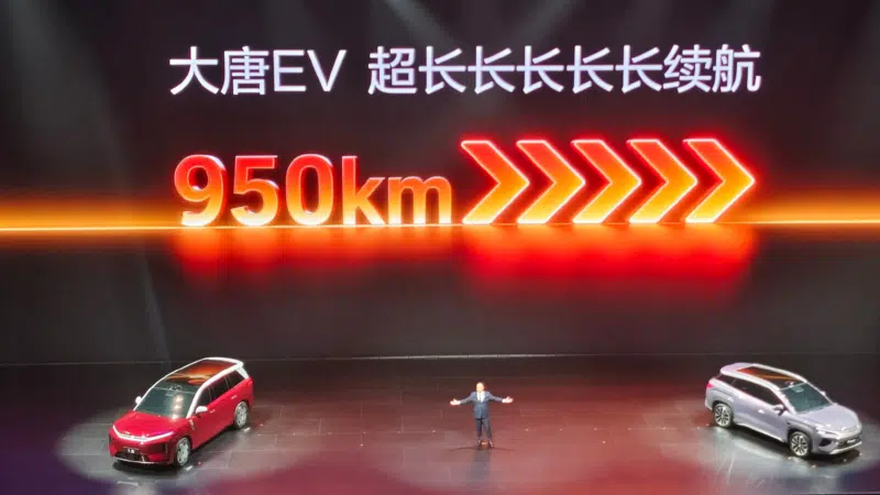 BYD Great Tang представлен в Китае с запасом хода на электромобиле 950 км